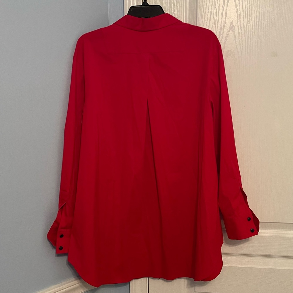 Lafayette 148 New York Michelle Long Sleeve Top - Picture 3 of 13